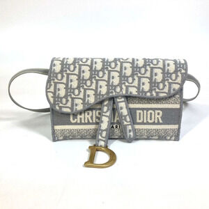 CHRISTIAN DIOR Gray Shoulder Bag